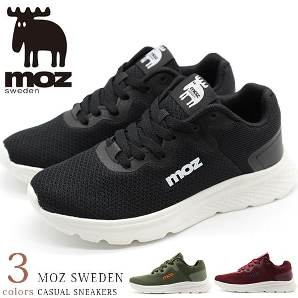 moz（モズ） スニーカー レディース 靴 黒 ブラック 緑 カーキ 赤