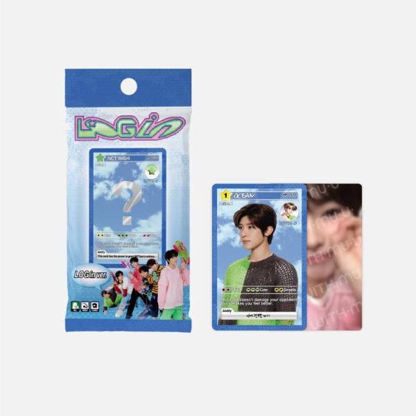 NCT WISH - ブルー RANDOM TRADING CARD (LOG in ver.) / 2025 ASIA