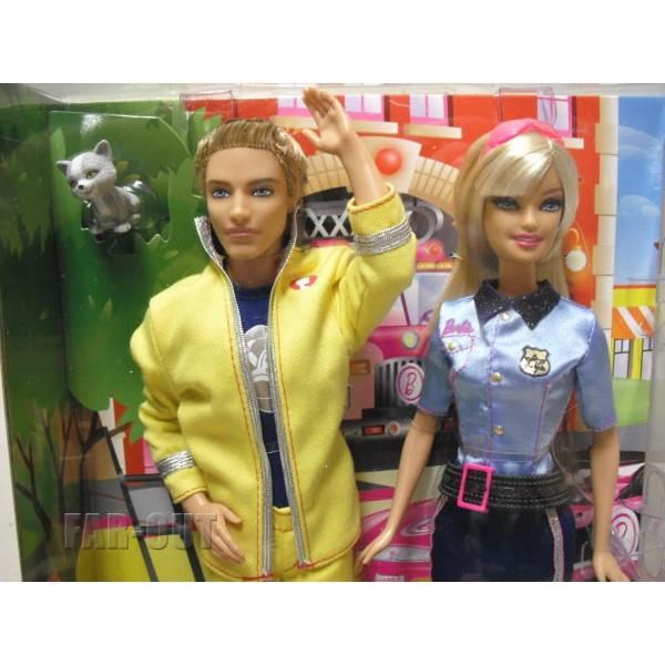 バービー&ケン I can be 警察官 ポリスオフィサー&消防士