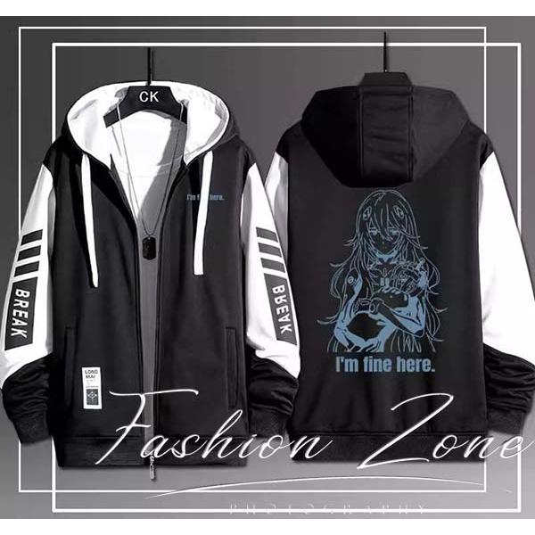 送料無料◇ 新世紀エヴァンゲリオン 風 綾波レイ パーカー コート 春秋