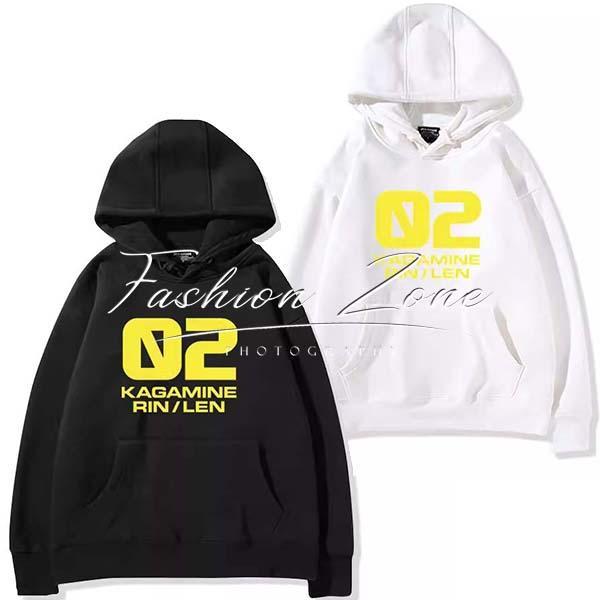 送料無料◇ 初音ミク 風 鏡音リン/鏡音レン パーカー フード付きタイプ