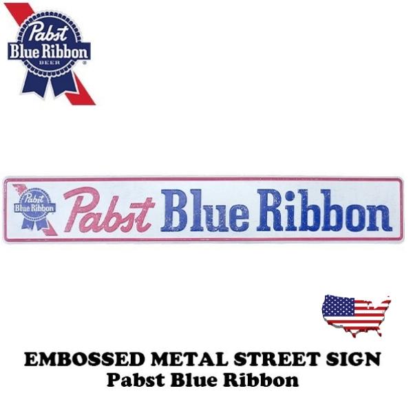 パブストブルーリボン ビール ブリキ看板 看板 パブスト グッズ