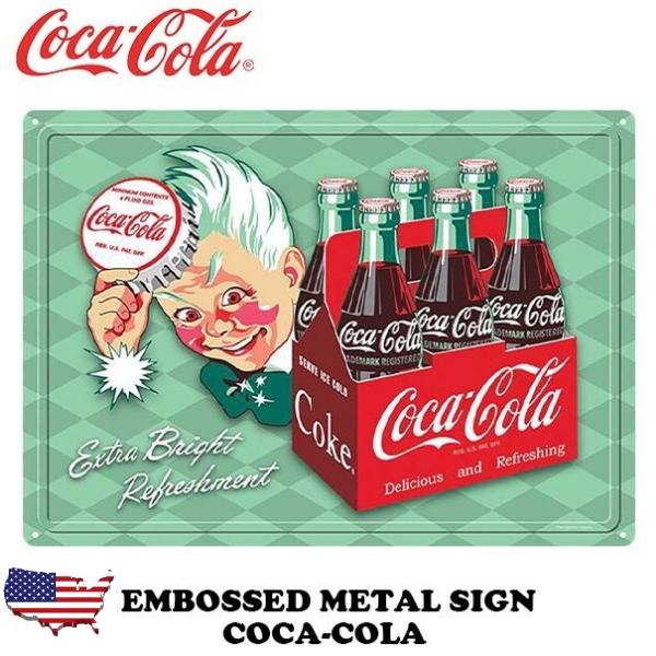 Coca Cola（コカコーラ） 看板 グッズ ブリキ看板 アメリカン雑貨