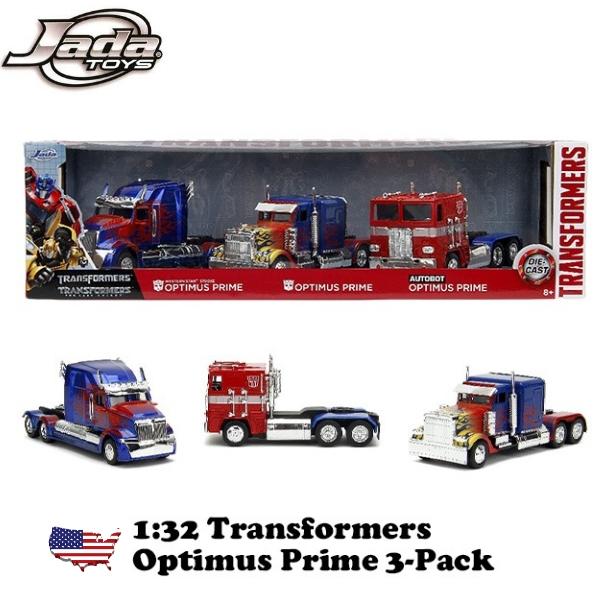 Jada トランスフォーマー ミニカー 1/32 3台セット オプティマス