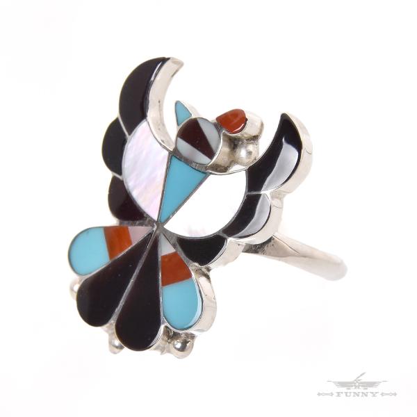 Indian Jewelry FUNNY公式ストア ズニ族 Breon Wallace サンダーバード