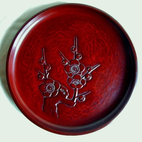 鎌倉彫 丸盆 八寸 枝梅 : 鎌倉彫廣堂 - 通販 - Yahoo!ショッピング