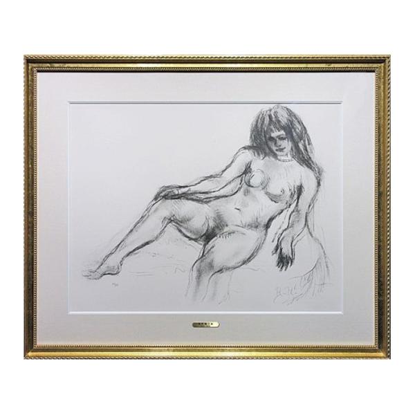 梅原龍三郎 『裸婦』 (23/175) リトグラフ 版画 美人画 日本人作家