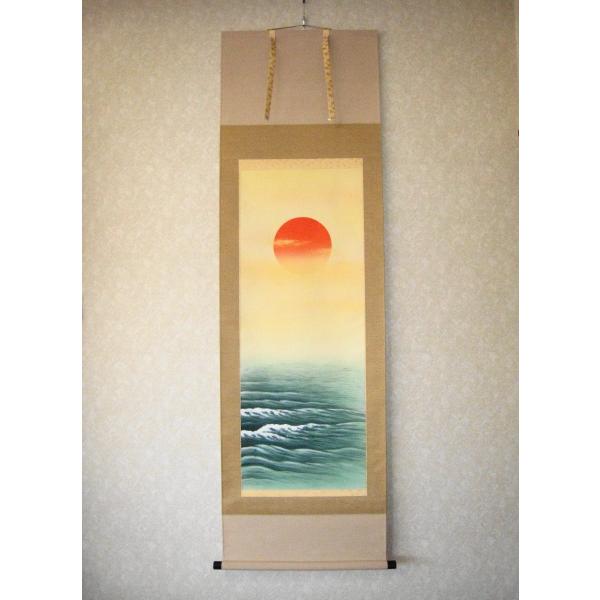 掛け軸 掛軸 日の出波 大洞翠映 (真作・新品) : 掛け軸の専門店 香遊