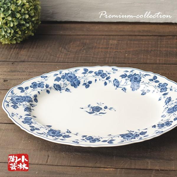 和皿 美濃焼 ROYAL MEISSEN（ロイヤルマイセン）楕円皿 大 : 小林陶芸