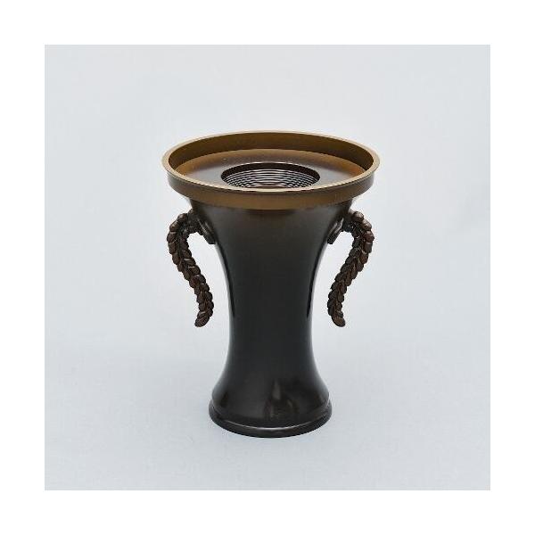 紫雲 花器 花瓶 銅器 フラワーベース : フラワーショップ花楽 Yahoo!店