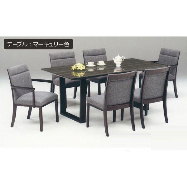 180ダイニングセット 180cm幅 7点セット 6人掛け 6人用 選べるチェア