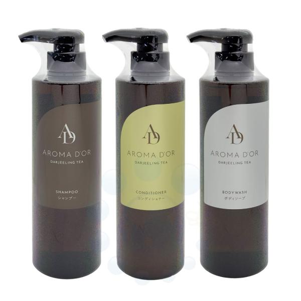 アロマドール 500ml 3種セット シャンプー コンディショナー ボディ