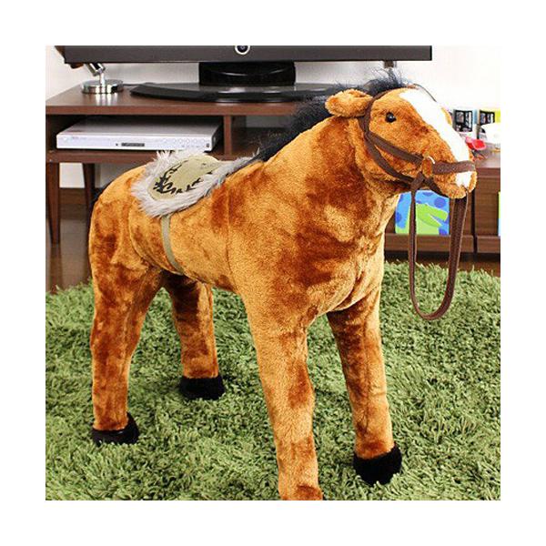座れるぬいぐるみ ウマ 馬 椅子 いす チェア アニマルスツール