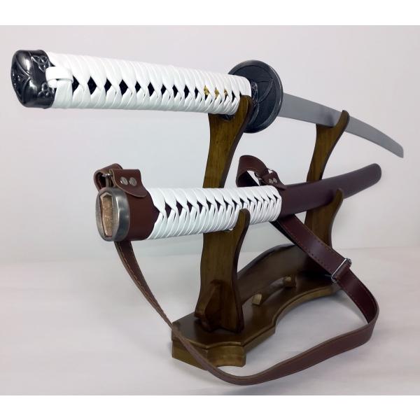 模造刀 木製 背負うベルト コスプレ インテリア飾り 日本刀 趣味