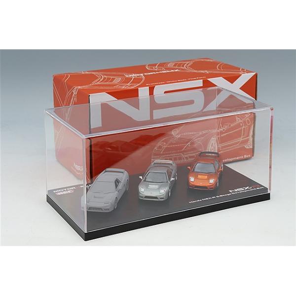 海外並行品 MOTORHELIX 1/64 ホンダ NSX-R 3段階デベロップメント 3台