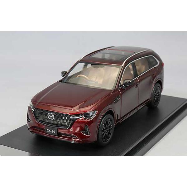 ハイストーリー 1/43 マツダ CX-80 2024 アーティザンレッドプレミアム