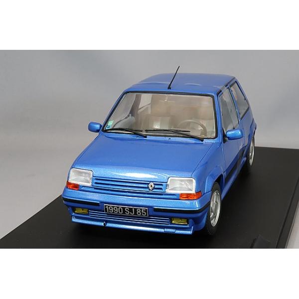 ソリド 1/18 ルノー 5 GT ターボ Mk.2 1989 ブルー : キッドボックス