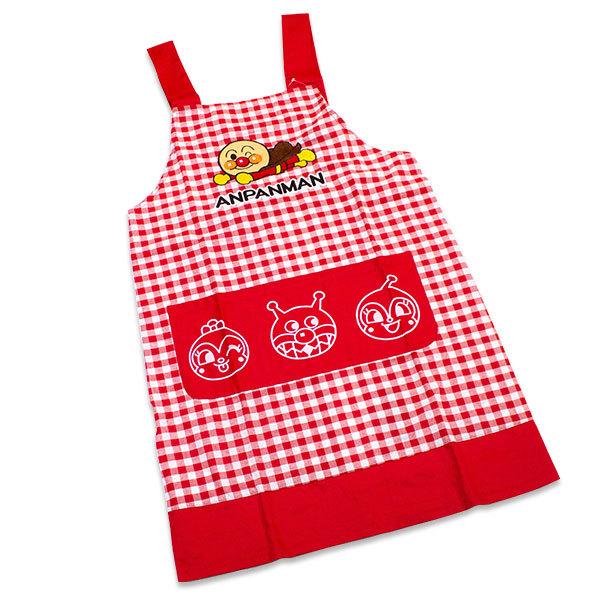 送料無料 アンパンマン 大人用 エプロン 肩紐から：約92cm 身幅：約