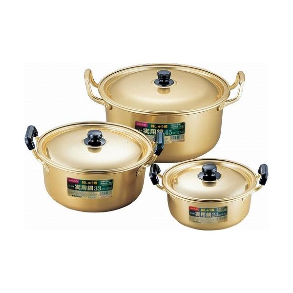 アカオアルミ / 即納 / しゅう酸 実用鍋 39cm 日本製 アカオ アルミ