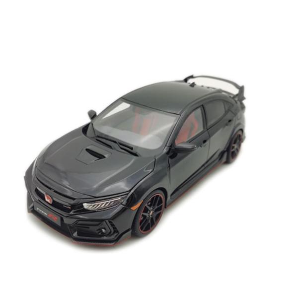 ミニカー 1/18 ホンダ・シビック タイプR FK8 黒色 LCD TYPE R CIVIC