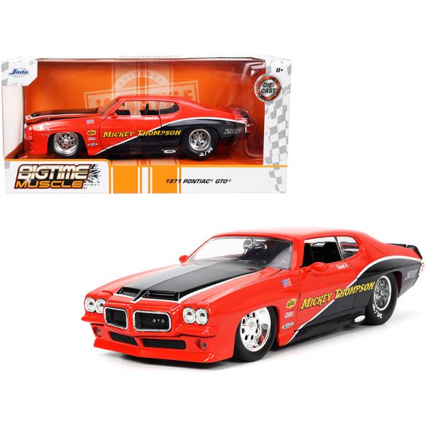 ミニカー 1/24 JadaTOYS 1971 ポンティアック GTO The Judge 赤/黒
