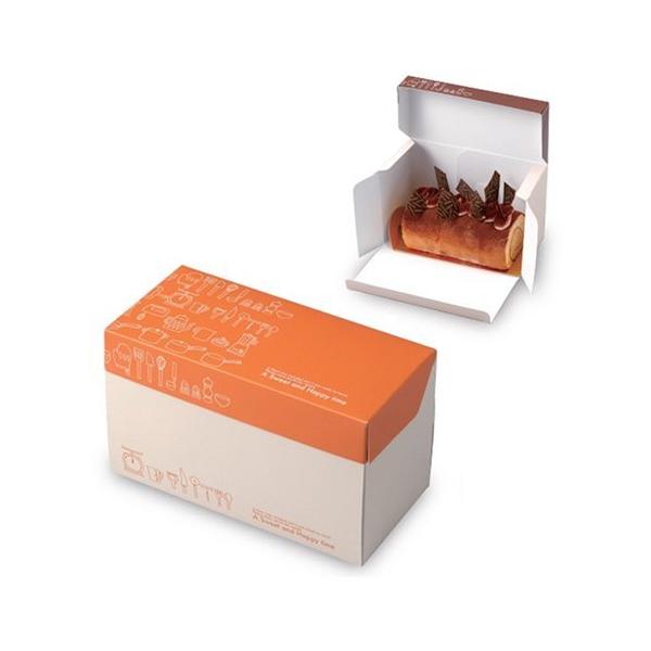 ヤマニパッケージ ロールケーキ箱 20-2226 フードロール レシピ