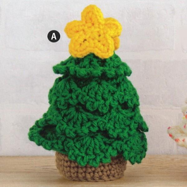 ハマナカ 編み図付き キット クリスマスツリー N-1473A あみぐるみ