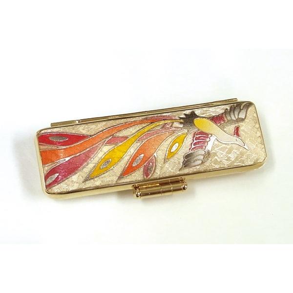 印鑑ケース 鳳凰ケース 寸胴10.5〜12.0mm用 朱肉付き おしゃれ 実印