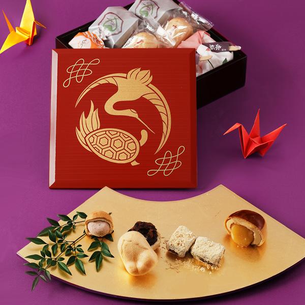 山田平安堂 高級和菓子 老舗銘菓×宮内庁御用達の漆器お重セット 一ヶ重