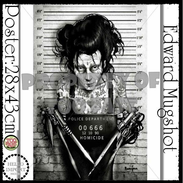 ポスター チャックベリー マグショット柄 インテリア 雑貨 /rfo216