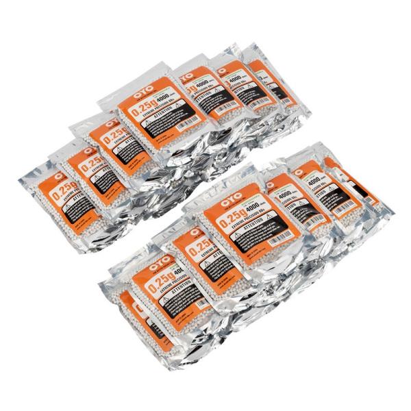 最安値に挑戦！】 20袋セット！CYC精密バイオBB弾 0.25g 4000発入(生