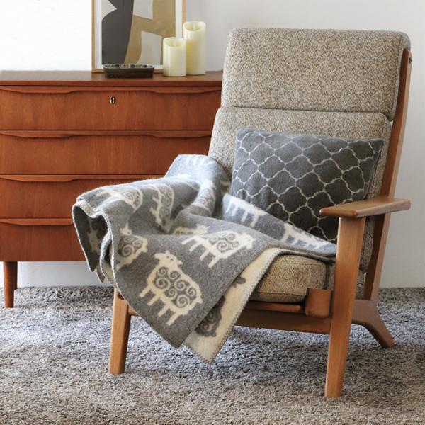 KLIPPAN（クリッパン） ウール ブランケット ハーフ 90×130 ベングトの