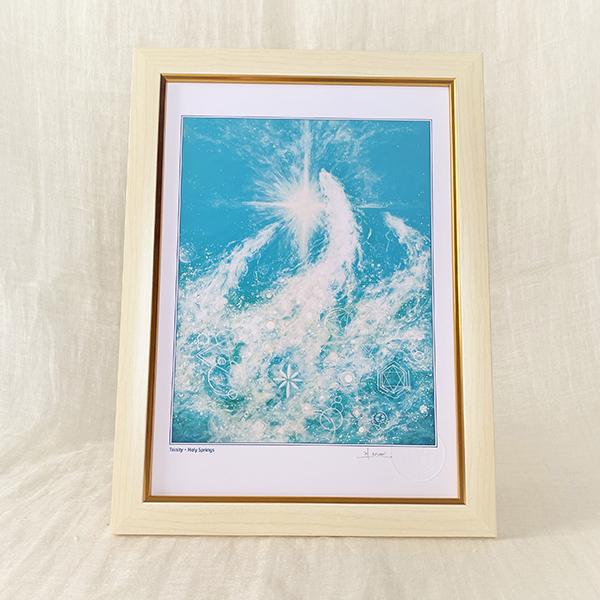 龍の絵 Trinity-Holy Springs s 絵画 龍神 風水画 玄関 インテリア