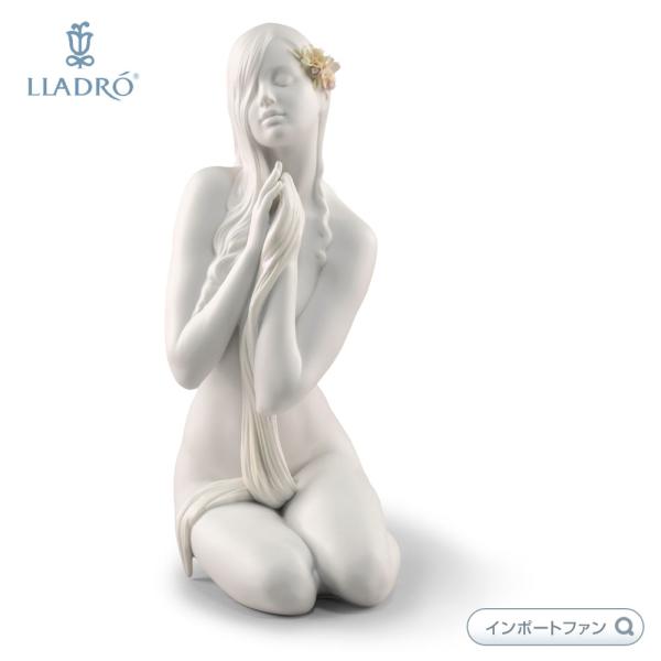 LLADRO（リヤドロ） 内なる平和 マットホワイト 女性 裸婦 置物