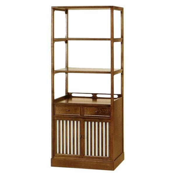 オープンラック 木製 無垢 オープンシェルフ 和モダン 飾り棚 和風