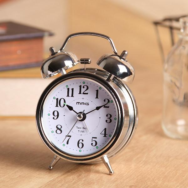 目覚まし時計 ベル音目覚まし時計 ベルズミニDX （ 目覚まし アナログ