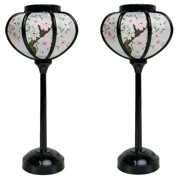 ひな人形用 【 豆雪洞 丸型 18cm 】 ぼんぼり 雛道具 あんどん 明かり