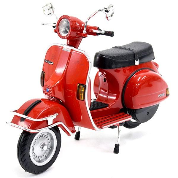 ベスパ 1/12 ベスパオフィシャルP200E delミニチュアモデル(レッド