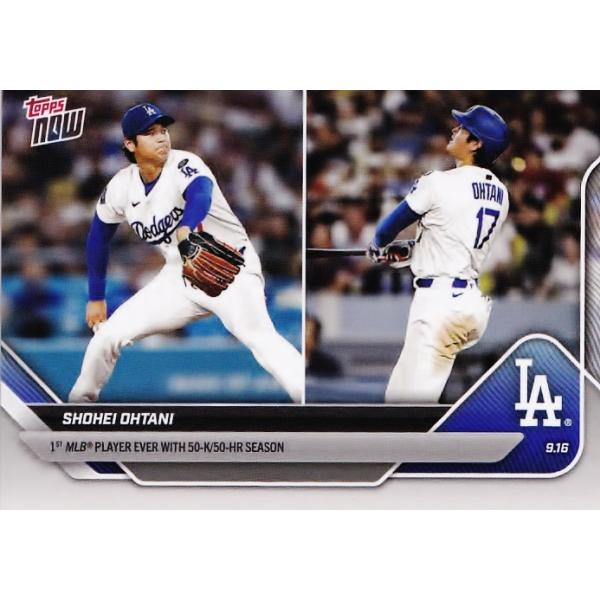 721【大谷翔平/ドジャース】2025 MLB TOPPS NOW [2025.9.16] MLB史上初
