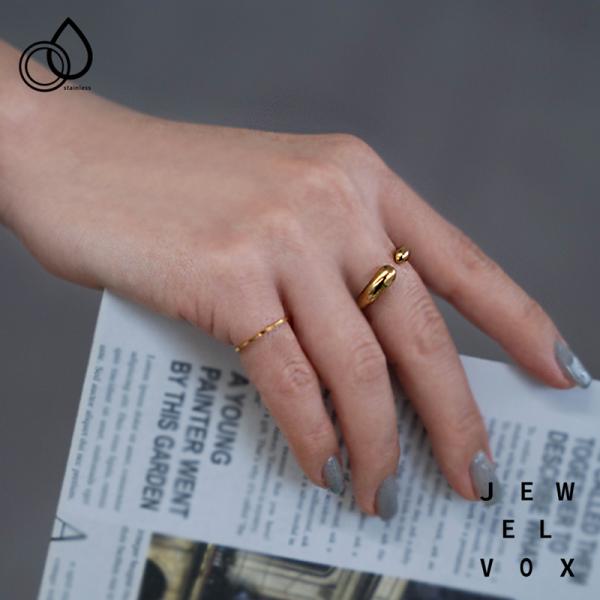 Jewel VOX 指輪 リング ステンレス製 レディース サージカルステンレス