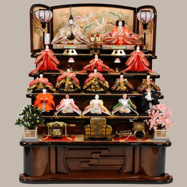 雛人形 五段飾り 15人飾り 5段飾り 十五人 ひな人形 43t : 鯉のぼり