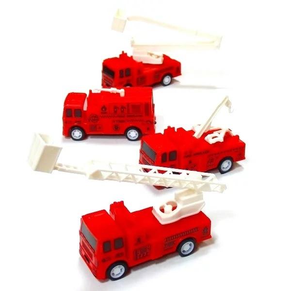 特急レスキュー消防車 25個セット 景品 子供 子供会 車 プルバック