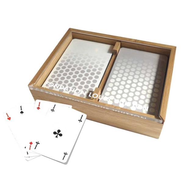 パリ限定 LOUIS VUITTON ルイヴィトン美術館 トランプ2セット 木製