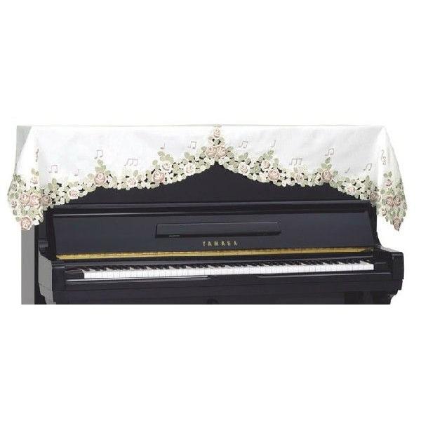 吉澤 アップライトピアノカバー レーストップカバー LPT-237MW : 大谷