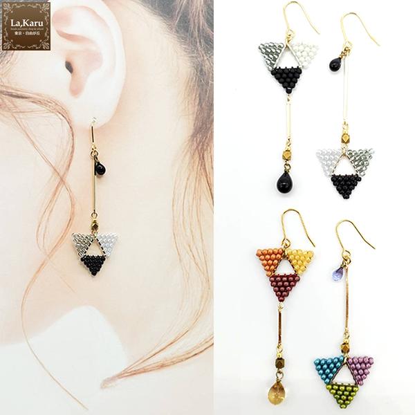 フラッグピアス／イヤリング制作キット【La,Karuラ・カル自由が丘発