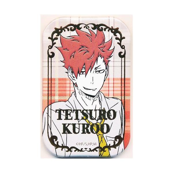ハイキュー TO THE TOP スクエア缶バッジ 黒尾鉄朗 セブンネット限定