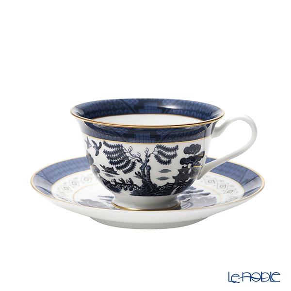 NIKKO（ニッコー） 山水 紺 兼用碗皿／カップ＆ソーサー 210ml 27300