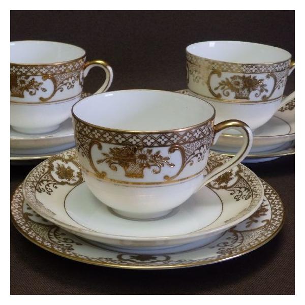 専用】オールドノリタケ フライングスワン 脚付きティーカップ