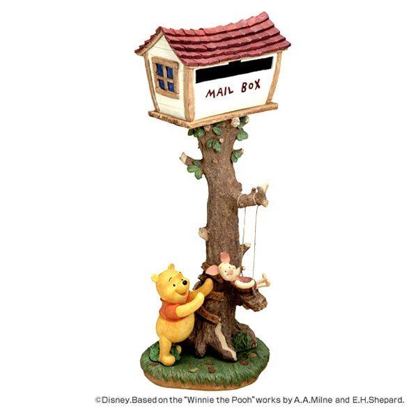 Disney（ディズニー） 郵便ポスト ポスト ツリーハウス プー