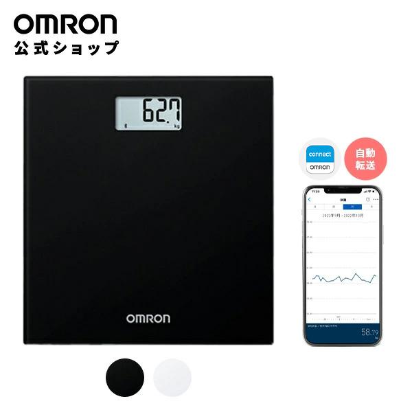 オムロン（OMRON） 体重計 HN-300T2-JTBK ブラック 薄型 スマホ連動